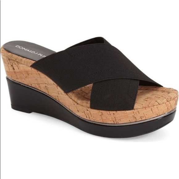 Donald J. Pliner Shoes - Donald J Pliner Dani Platform Wedge Slide Sandal 9